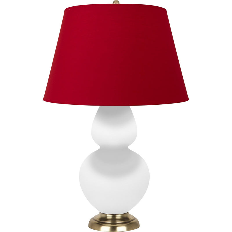 Robert Abbey MDY20R One Light Table Lamp, Matte Daisy Glazed Ceramic w/Antique Natural Brass