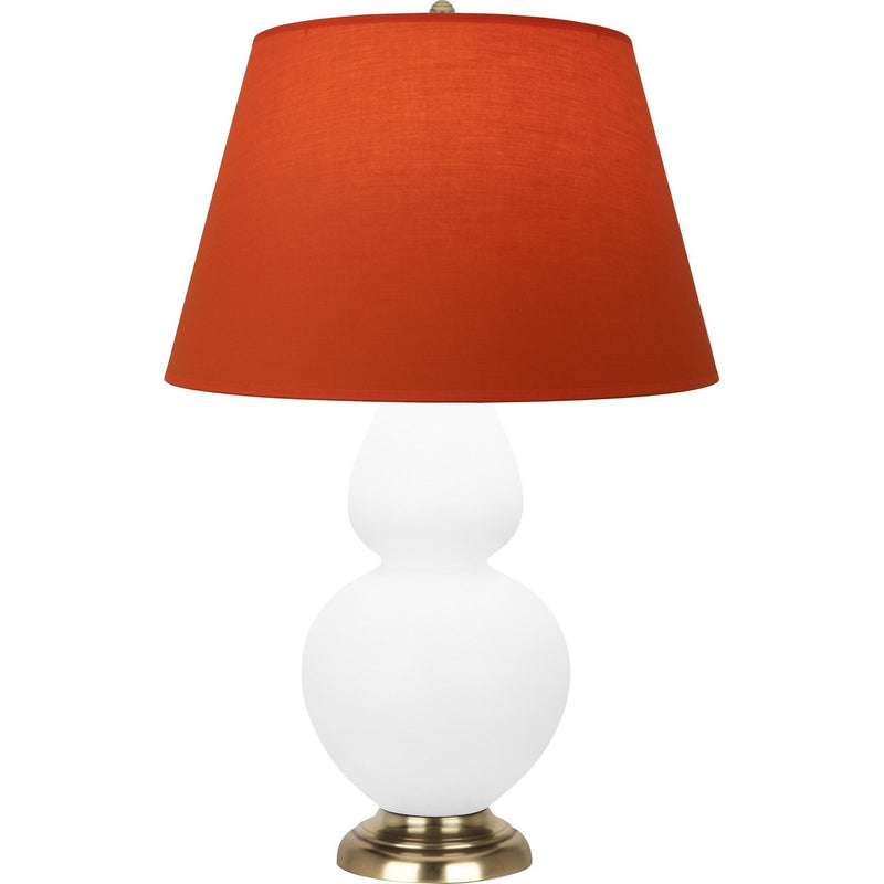 Robert Abbey MDY20T One Light Table Lamp, Matte Daisy Glazed Ceramic w/Antique Natural Brass