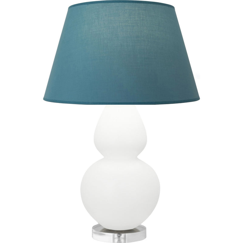 Robert Abbey MDY23B One Light Table Lamp, Matte Daisy Glazed Ceramic w/Lucite
