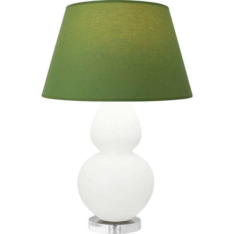 Robert Abbey MDY23G One Light Table Lamp, Matte Daisy Glazed Ceramic w/Lucite