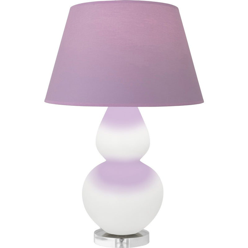 Robert Abbey MDY23L One Light Table Lamp, Matte Daisy Glazed Ceramic w/Lucite