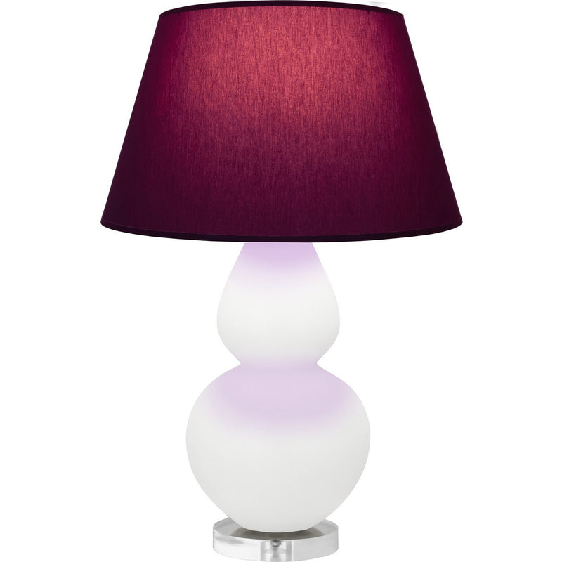 Robert Abbey MDY23P One Light Table Lamp, Matte Daisy Glazed Ceramic w/Lucite