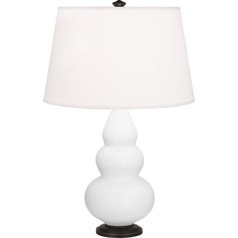 Robert Abbey MDY31 One Light Accent Lamp, Matte Daisy Glazed Ceramic w/Deep Patina Bronze