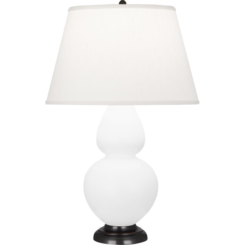 Robert Abbey MDY57 One Light Table Lamp, Matte Daisy Glazed Ceramic w/Deep Patina Bronze