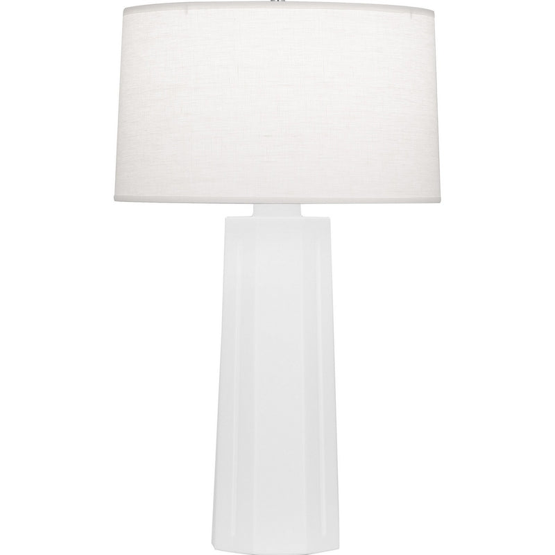 Robert Abbey MDY60 One Light Table Lamp, Matte Daisy Glazed Ceramic