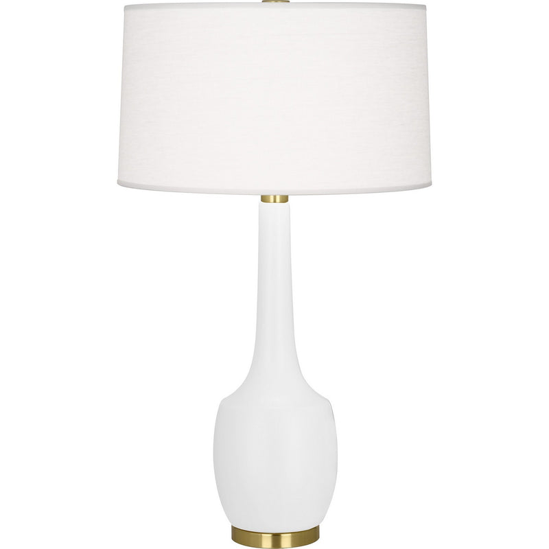 Robert Abbey MDY70 One Light Table Lamp, Matte Daisy Glazed Ceramic