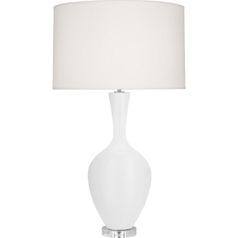 Robert Abbey MDY80 One Light Table Lamp, Matte Daisy Glazed Ceramic