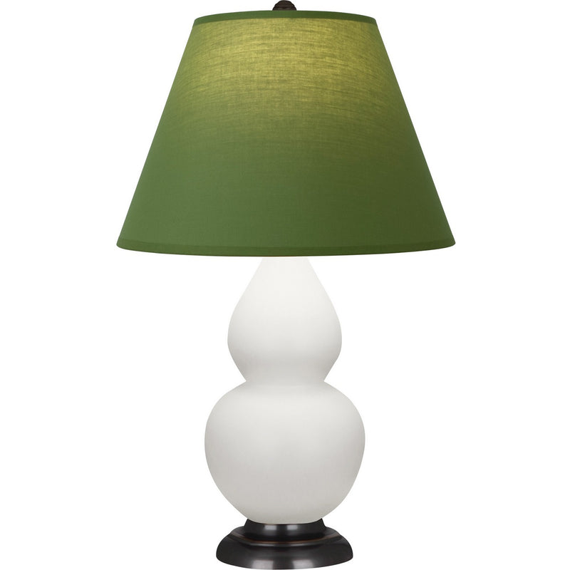 Robert Abbey MLY51G One Light Accent Lamp, Matte Lily Glazed Ceramic w/Deep Patina Bronze