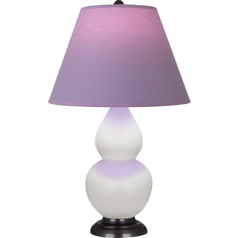 Robert Abbey MLY51L One Light Accent Lamp, Matte Lily Glazed Ceramic w/Deep Patina Bronze