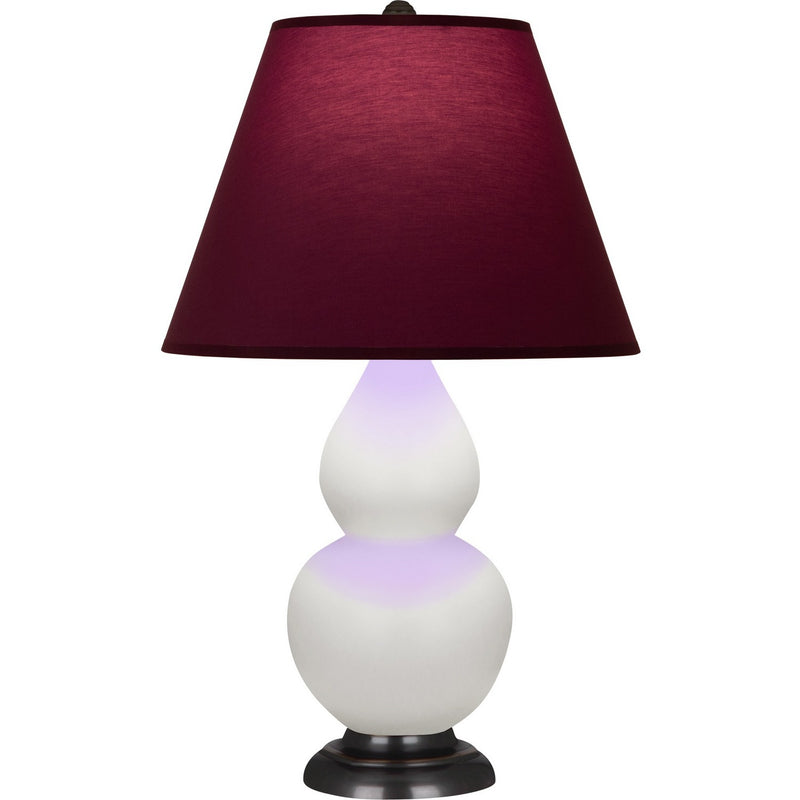 Robert Abbey MLY51P One Light Accent Lamp, Matte Lily Glazed Ceramic w/Deep Patina Bronze