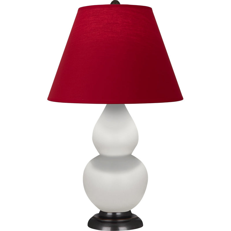 Robert Abbey MLY51R One Light Accent Lamp, Matte Lily Glazed Ceramic w/Deep Patina Bronze