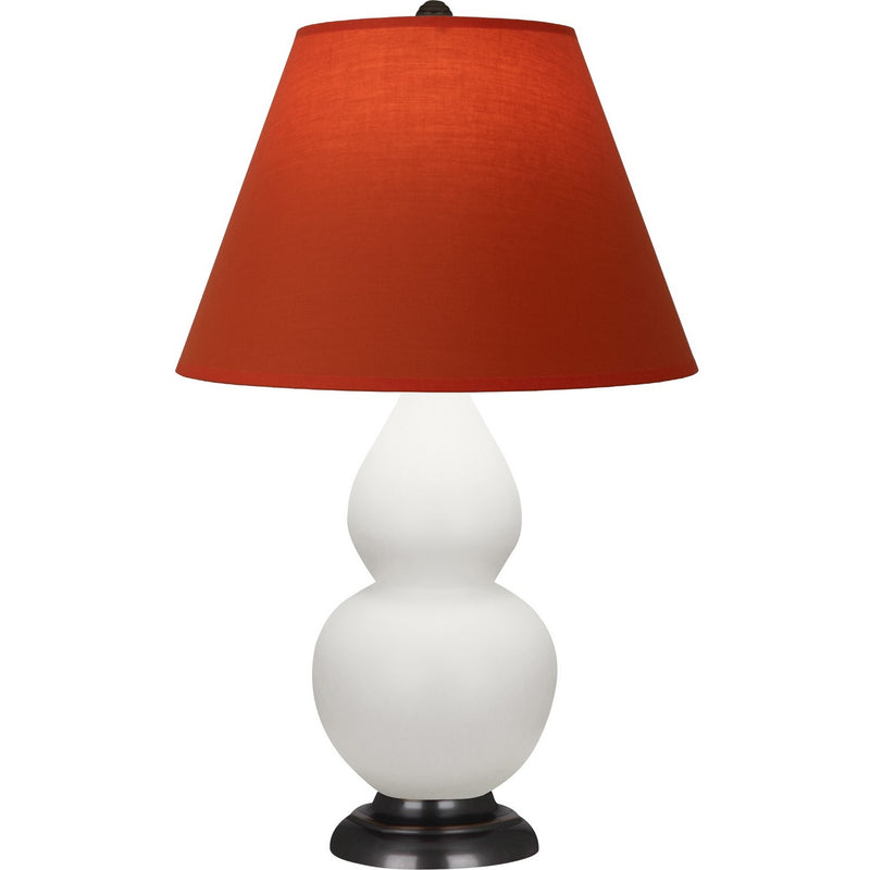 Robert Abbey MLY51T One Light Accent Lamp, Matte Lily Glazed Ceramic w/Deep Patina Bronze