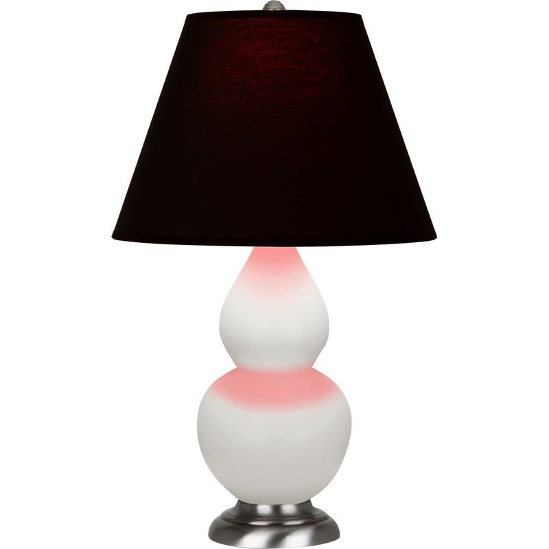 Robert Abbey MLY52K One Light Accent Lamp, Matte Lily Glazed Ceramic w/Antique Silver