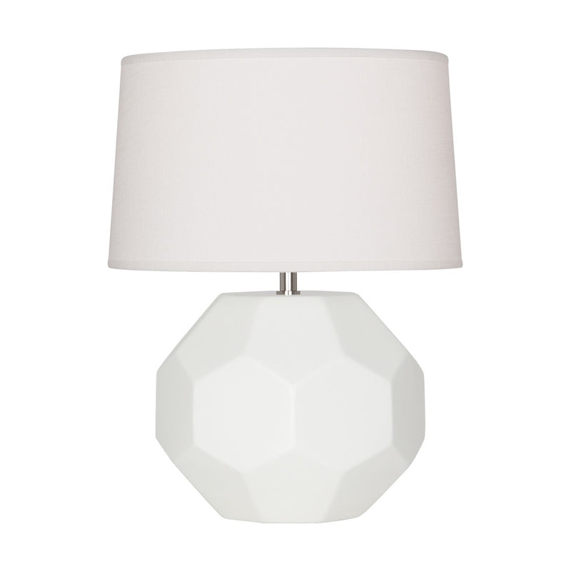 Robert Abbey MLY02 One Light Accent Lamp, Matte Lily Glazed Ceramic