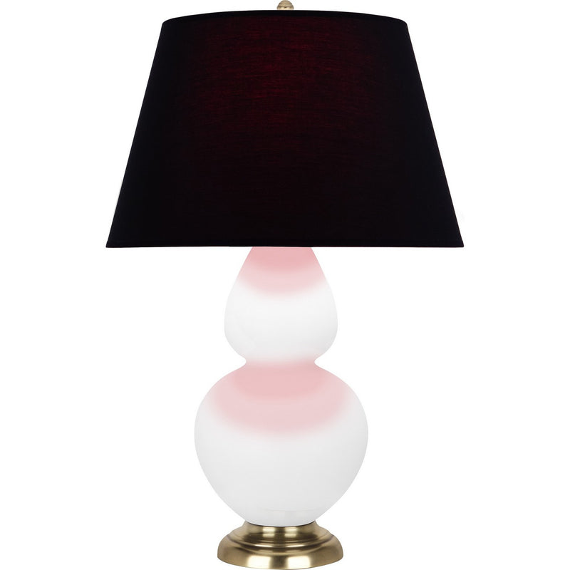 Robert Abbey MLY55K One Light Table Lamp, Matte Lily Glazed Ceramic w/Antique Natural Brass
