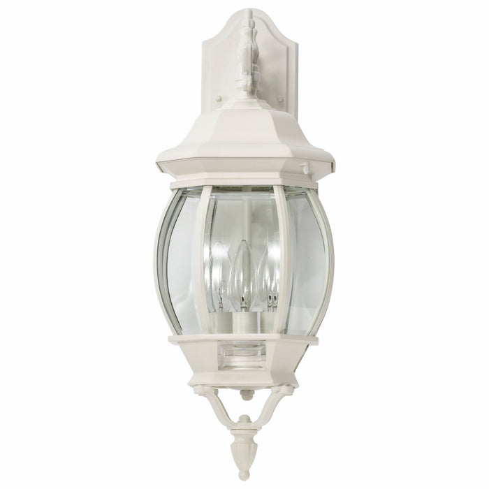 Nuvo Lighting 60-891 Three Light Outdoor Wall Lantern, White