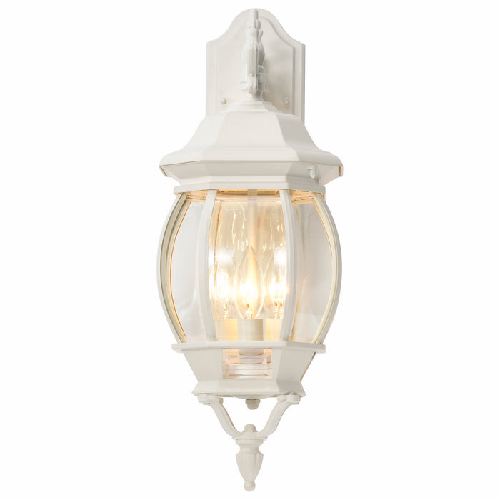Nuvo Lighting 60-891 Three Light Outdoor Wall Lantern, White