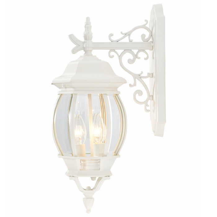 Nuvo Lighting 60-891 Three Light Outdoor Wall Lantern, White