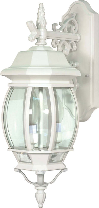 Nuvo Lighting 60-891 Three Light Outdoor Wall Lantern, White