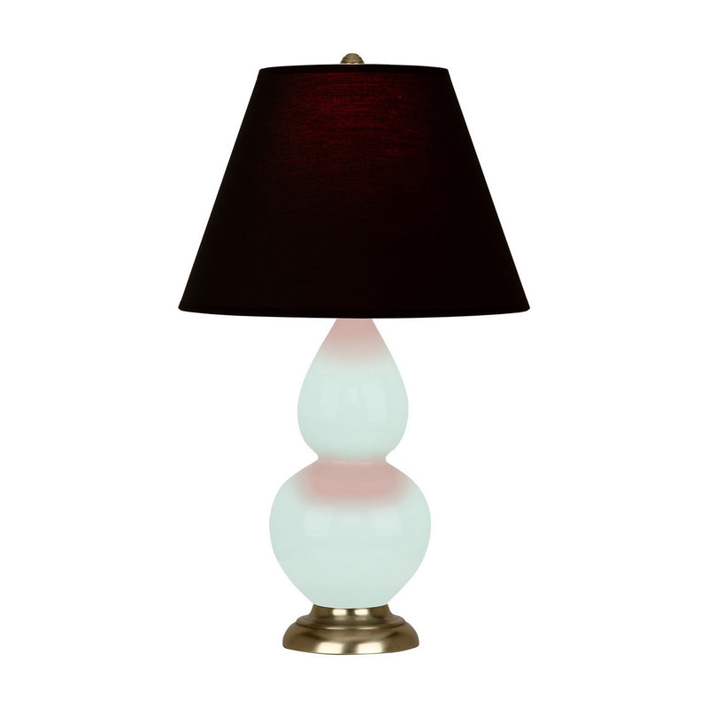 Robert Abbey MN10K One Light Accent Lamp, Mint Glazed Ceramic w/Antique Natural Brass