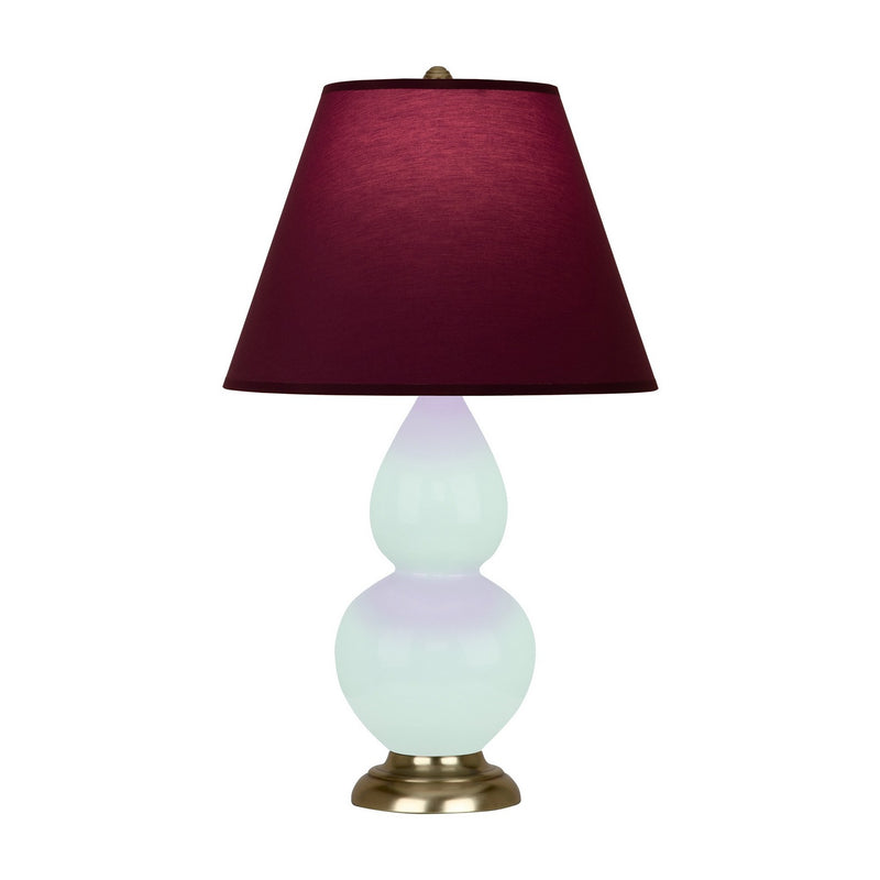 Robert Abbey MN10P One Light Accent Lamp, Mint Glazed Ceramic w/Antique Natural Brass