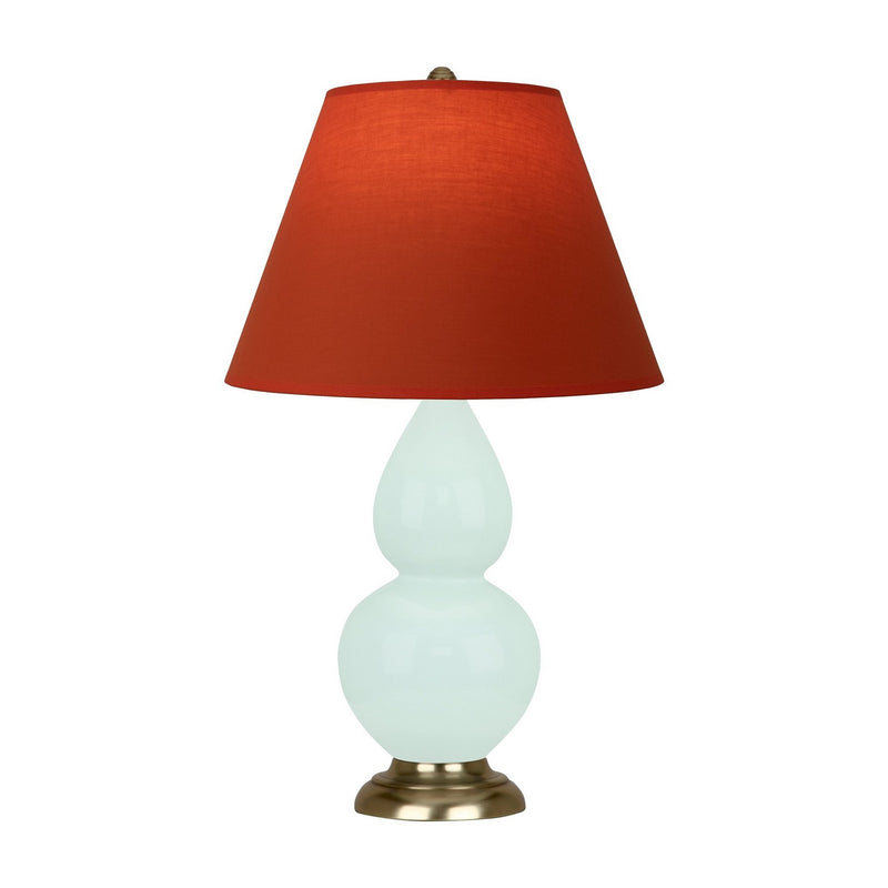 Robert Abbey MN10T One Light Accent Lamp, Mint Glazed Ceramic w/Antique Natural Brass