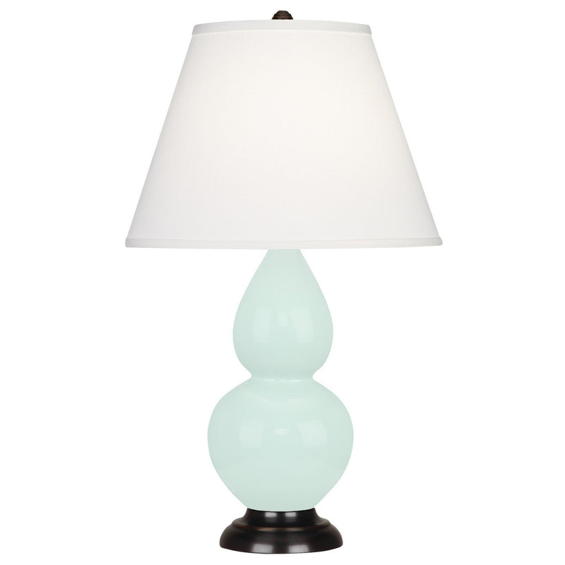 Robert Abbey MN11X One Light Accent Lamp, Mint Glazed Ceramic w/Deep Patina Bronze
