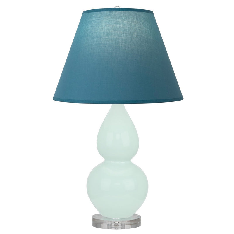 Robert Abbey MN13B One Light Accent Lamp, Mint Glazed Ceramic w/Lucite