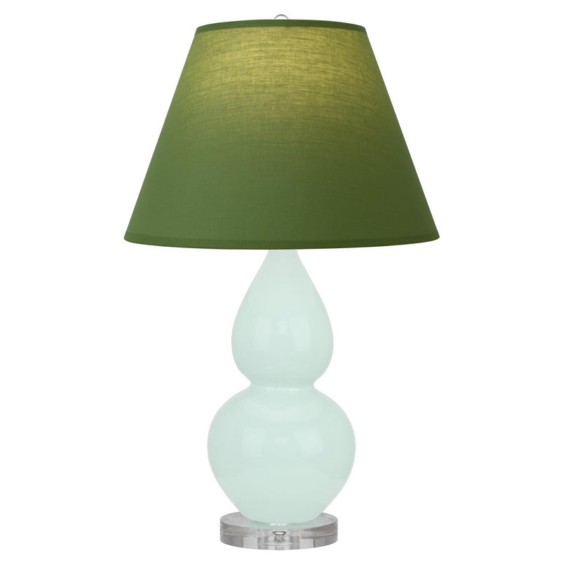 Robert Abbey MN13G One Light Accent Lamp, Mint Glazed Ceramic w/Lucite
