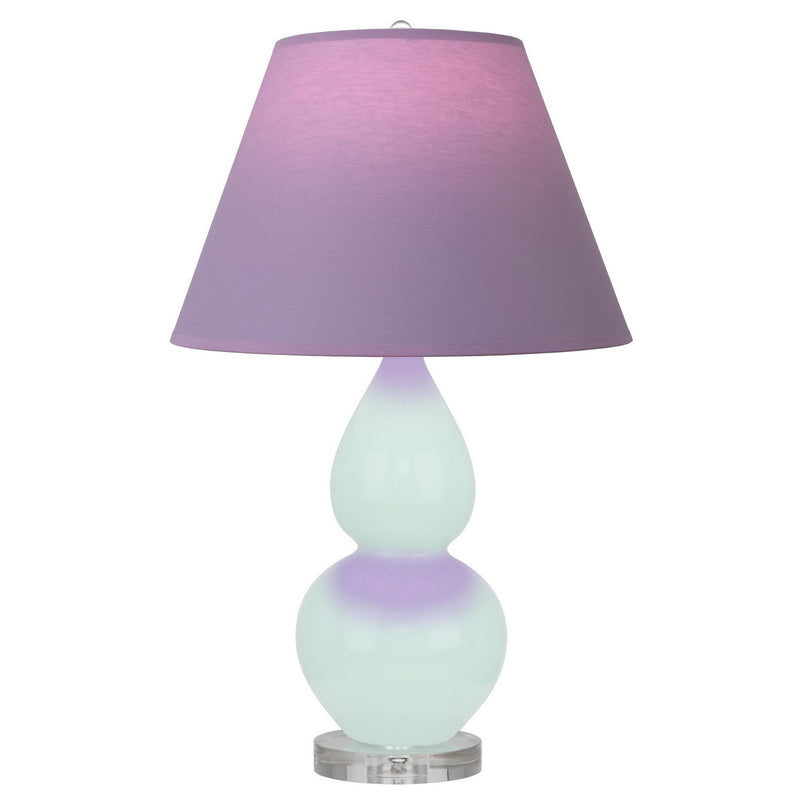 Robert Abbey MN13L One Light Accent Lamp, Mint Glazed Ceramic w/Lucite