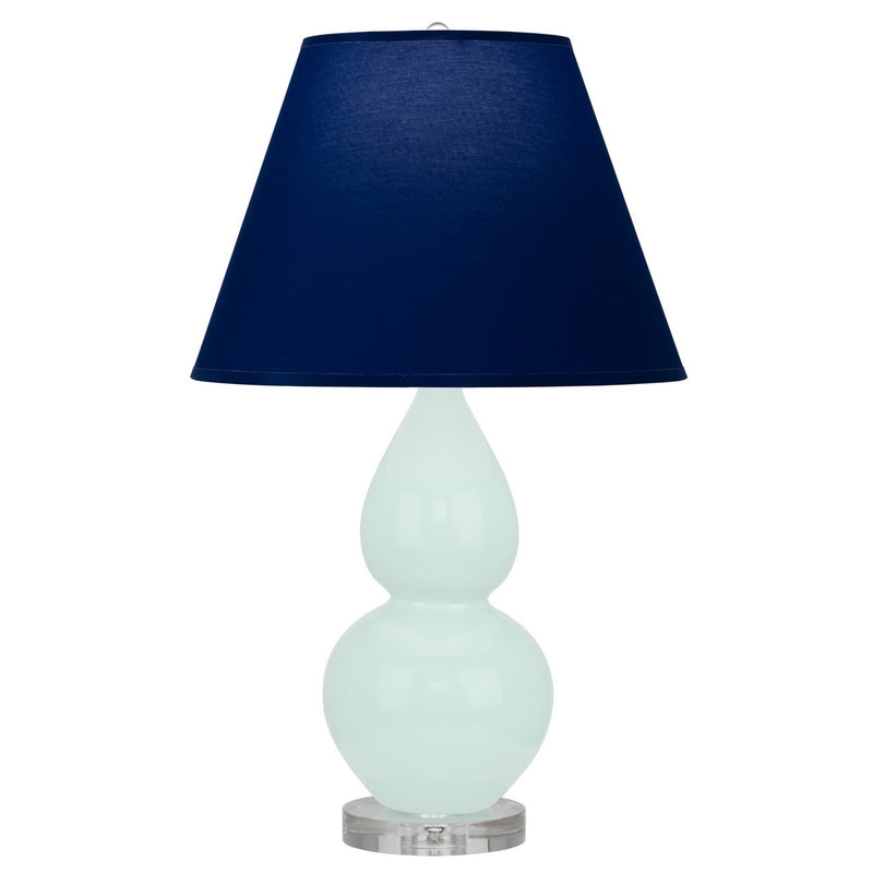 Robert Abbey MN13N One Light Accent Lamp, Mint Glazed Ceramic w/Lucite