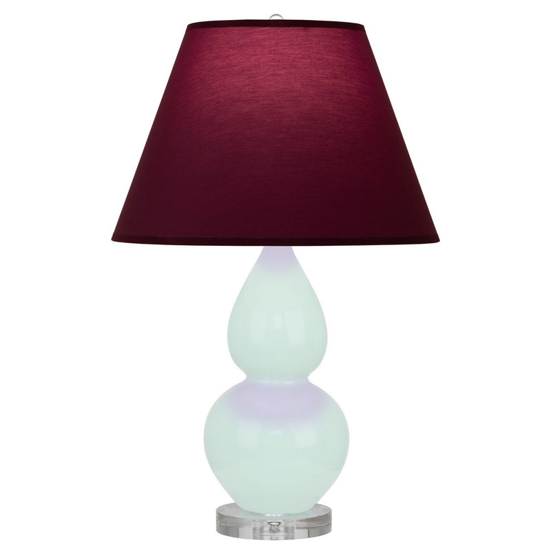 Robert Abbey MN13P One Light Accent Lamp, Mint Glazed Ceramic w/Lucite