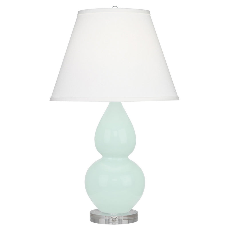 Robert Abbey MN13X One Light Accent Lamp, Mint Glazed Ceramic w/Lucite
