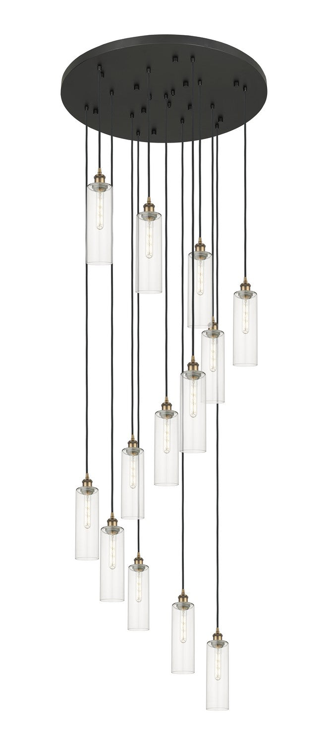 Innovations 132BK-B-13P-BB-G434-12CL 13 Light Pendant, Brushed Brass