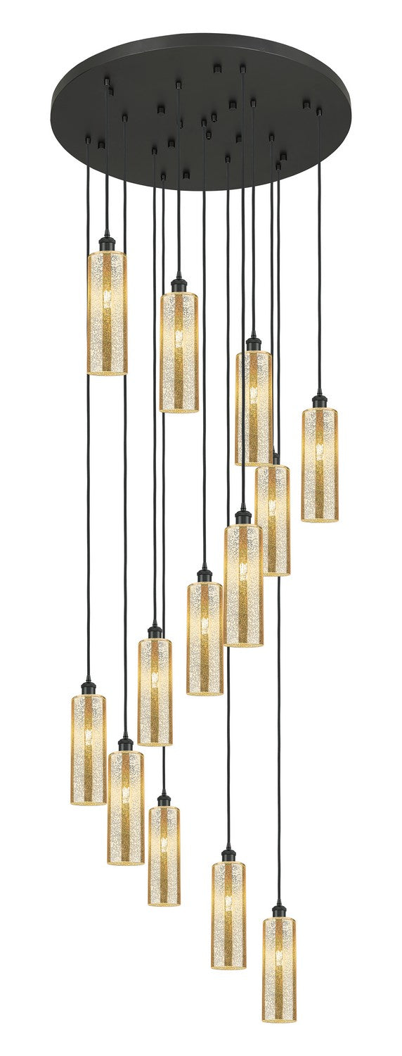 Innovations 132BK-B-13P-BK-G434-12ME 13 Light Pendant, Matte Black