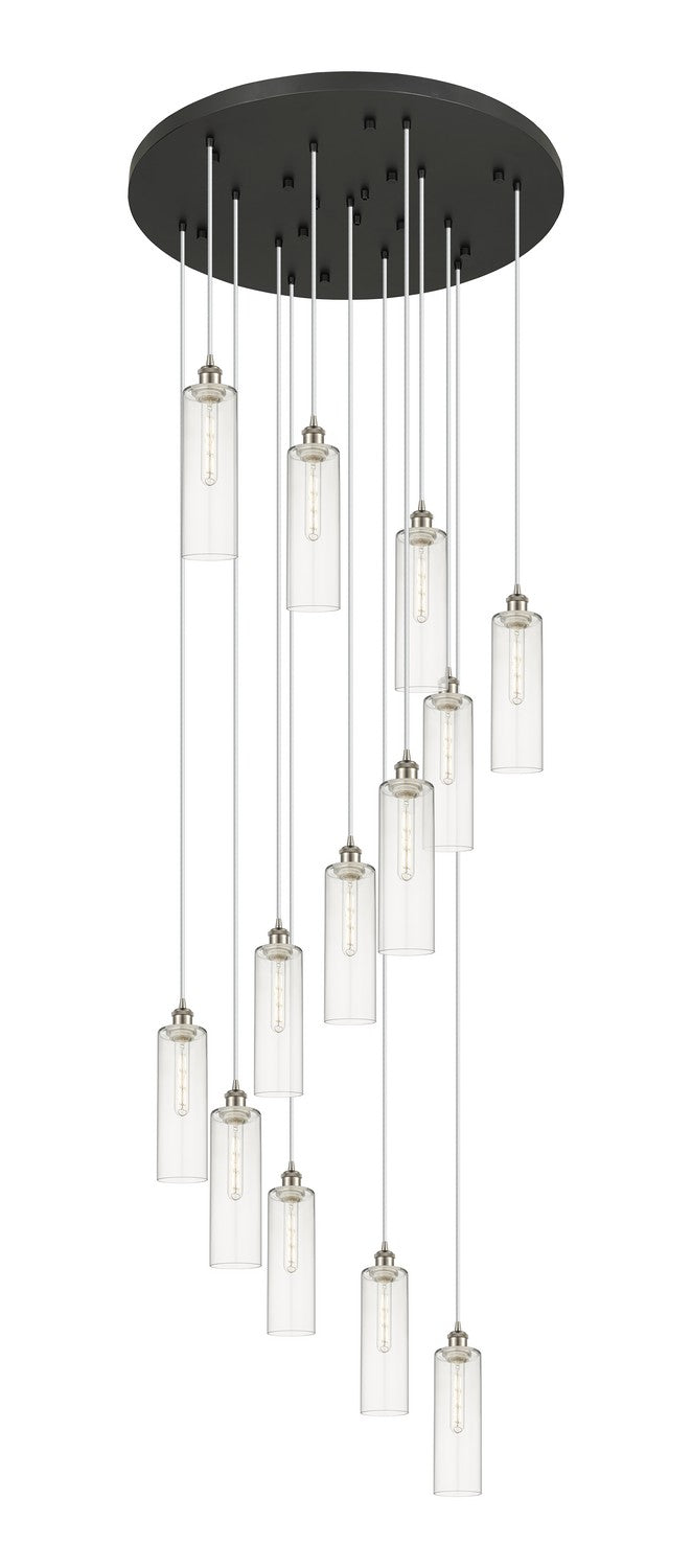 Innovations 132BK-B-13P-SN-G434-12CL 13 Light Pendant, Brushed Satin Nickel