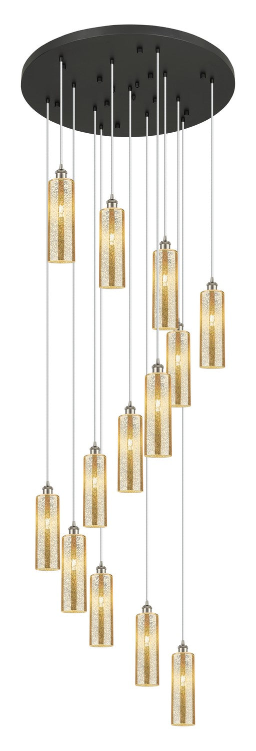 Innovations 132BK-B-13P-SN-G434-12ME 13 Light Pendant, Brushed Satin Nickel