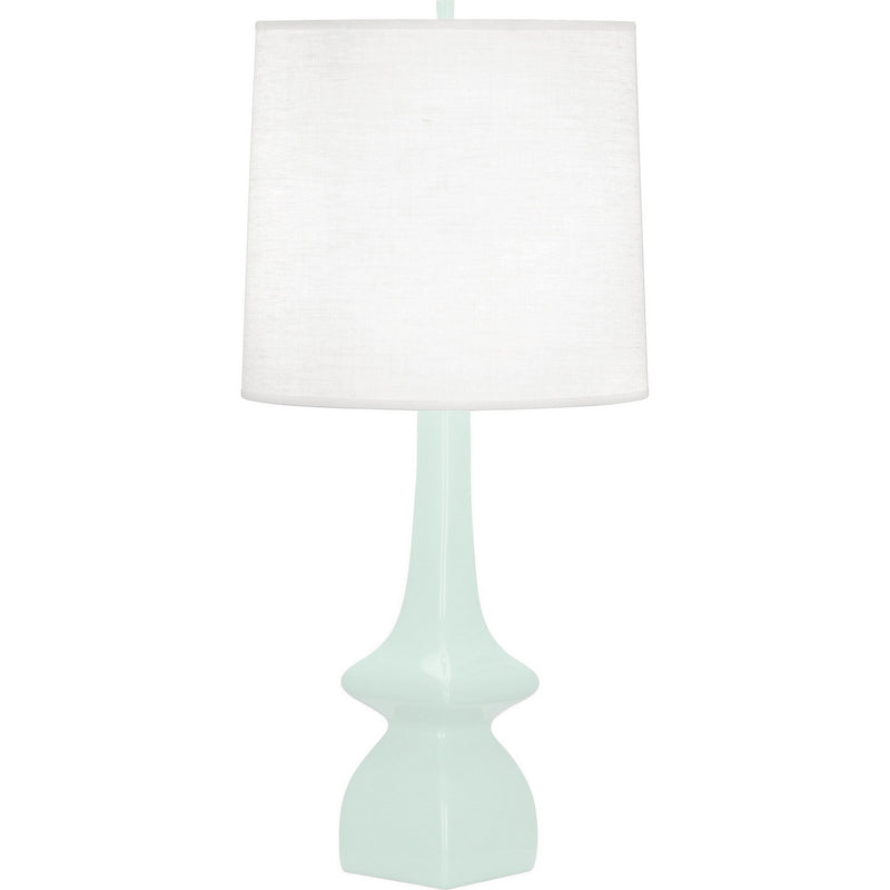 Robert Abbey MN210 One Light Table Lamp, Mint Glazed Ceramic