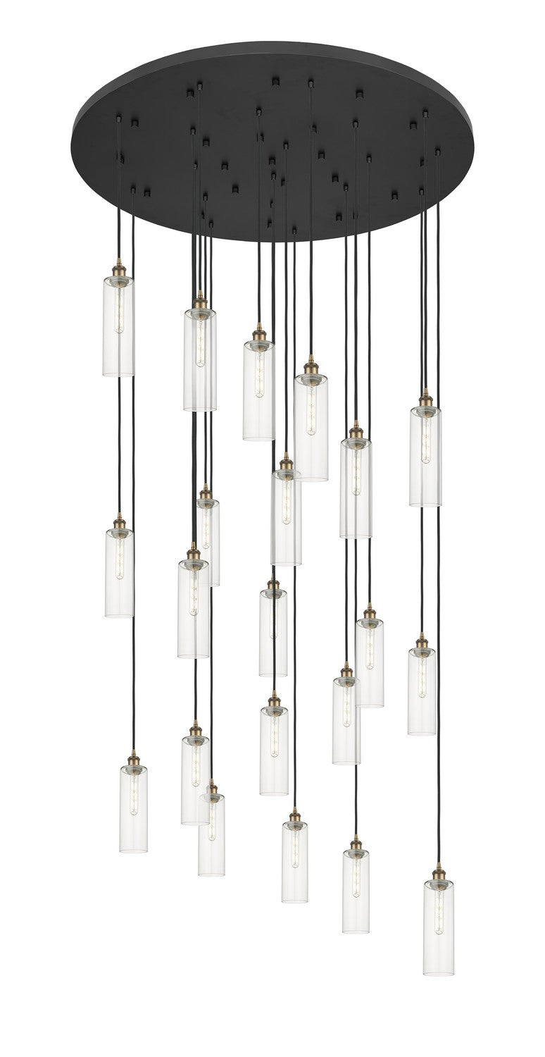 Innovations 148BK-B-21P-BB-G434-12CL 21 Light Pendant, Brushed Brass