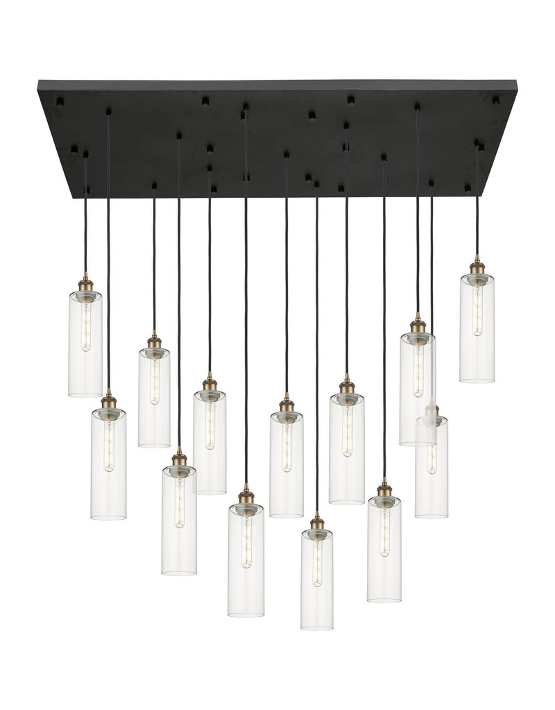 Innovations 154BK-B-13P-BB-G434-12CL 13 Light Pendant, Brushed Brass