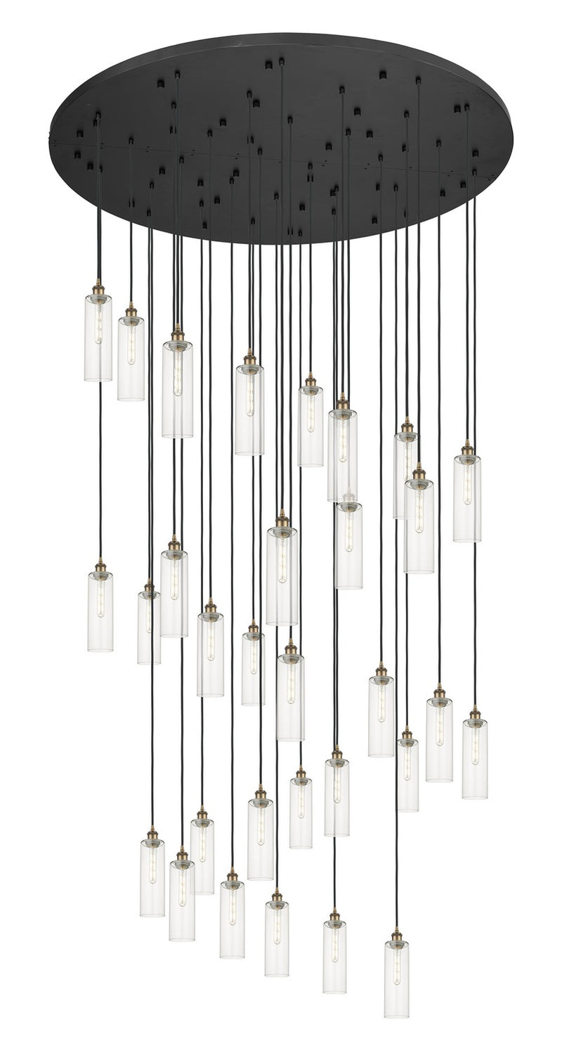 Innovations 160BK-B-31P-BB-G434-12CL 31 Light Pendant, Brushed Brass