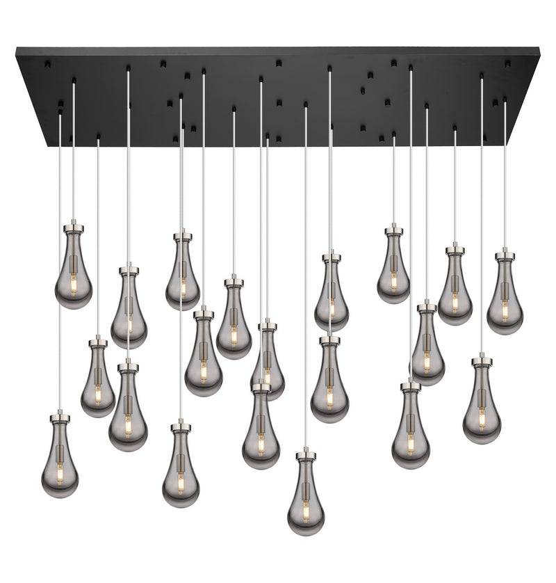 Innovations 172BK-451-1P-SN-G451-5SM-20 21 Light Pendant, Brushed Satin Nickel