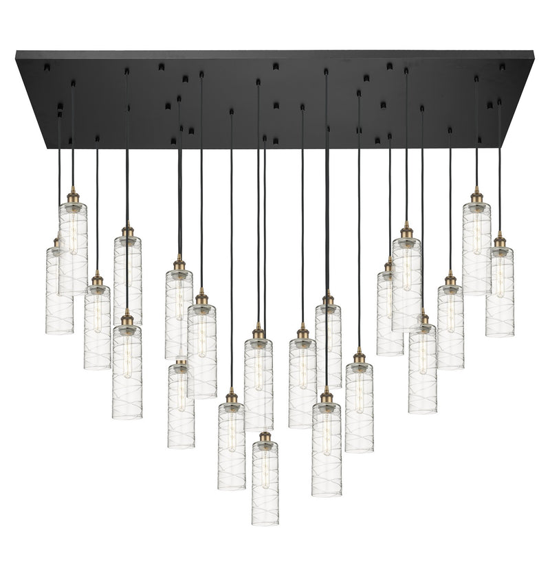 Innovations 172BK-B-21P-BB-G434-12DE 21 Light Pendant, Brushed Brass