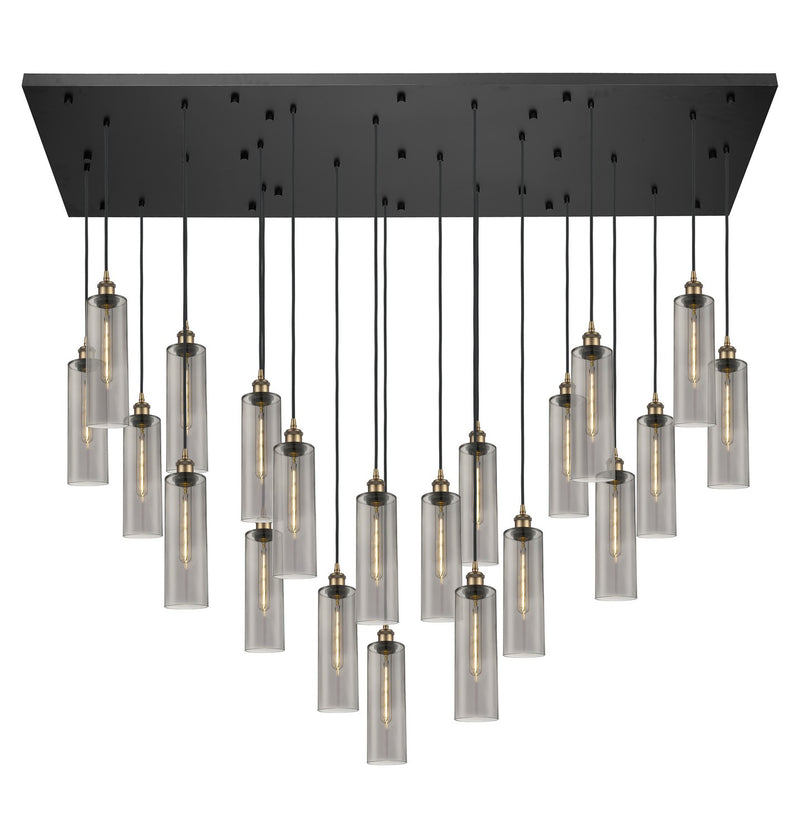 Innovations 172BK-B-21P-BB-G434-12SM 21 Light Pendant, Brushed Brass