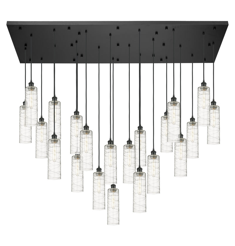 Innovations 172BK-B-21P-BK-G434-12DE 21 Light Pendant, Matte Black