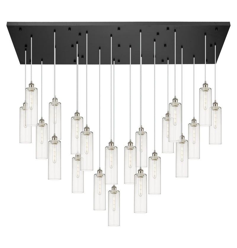 Innovations 172BK-B-21P-SN-G434-12CL 21 Light Pendant, Brushed Satin Nickel
