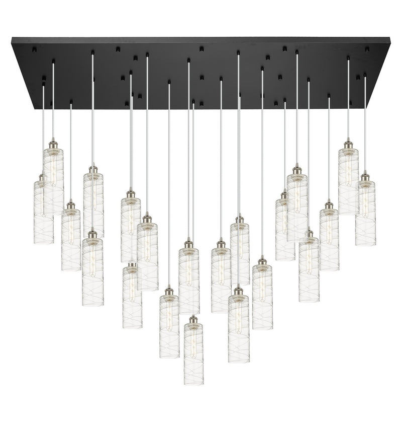 Innovations 172BK-B-21P-SN-G434-12DE 21 Light Pendant, Brushed Satin Nickel