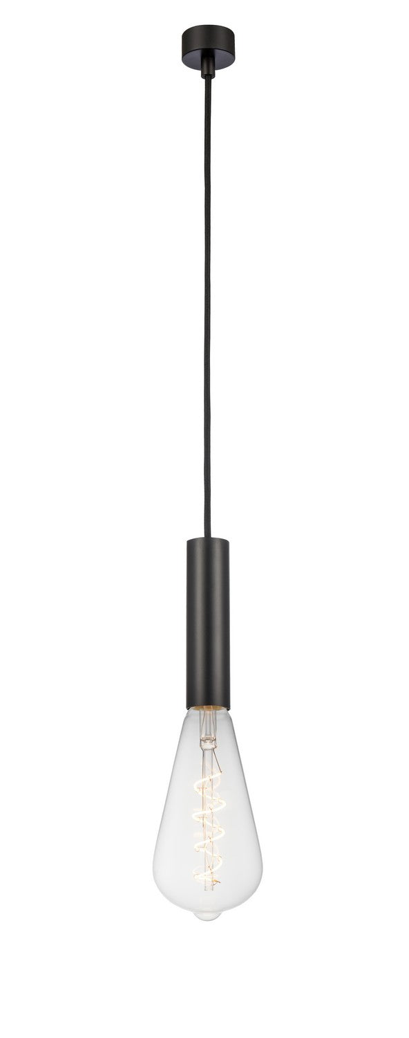 Innovations 198-1P-BK One Light Mini Pendant, Matte Black