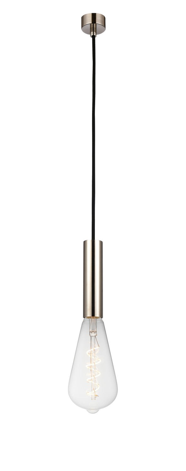 Innovations 198-1P-PN One Light Mini Pendant, Polished Nickel