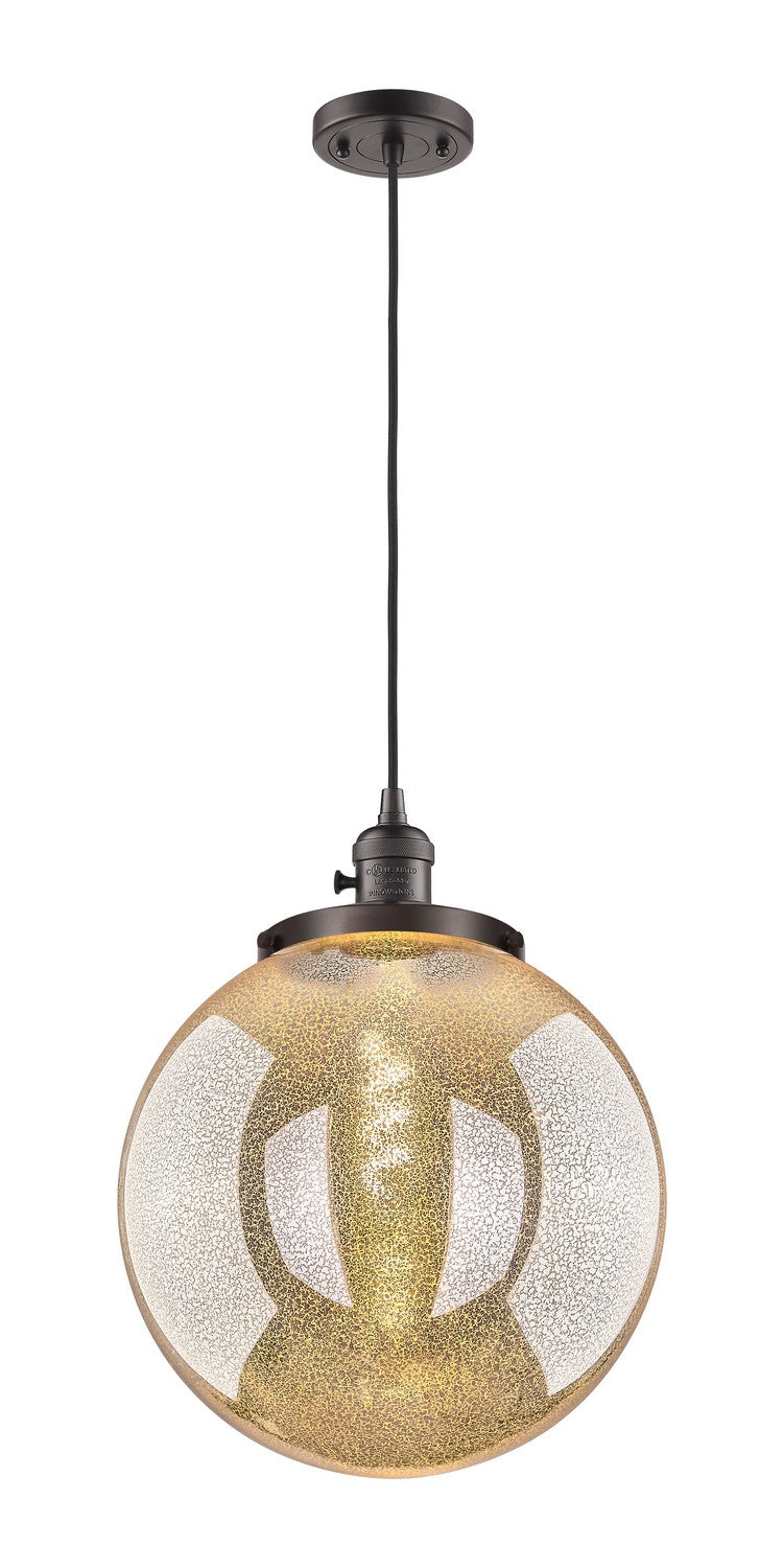 Innovations 201CSW-OB-G208-14 One Light Mini Pendant, Oil Rubbed Bronze